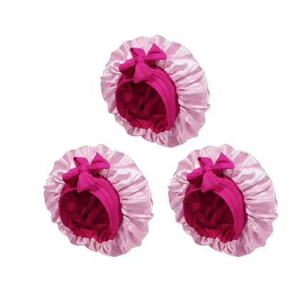 Satiné Aura Bonnet — 3 Pack